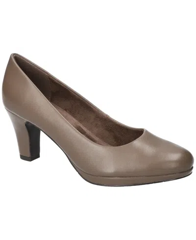 Easy Street Women's Equinox Platform Slip-on Pumps In Brown
