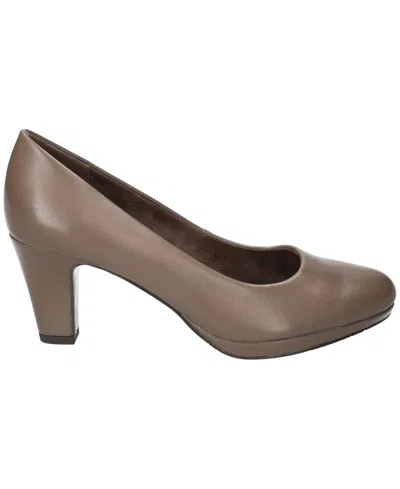 Easy Street Women's Equinox Platform Slip-on Pumps In Brown