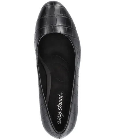 Easy Street Women's Equinox Platform Slip-on Pumps In Black