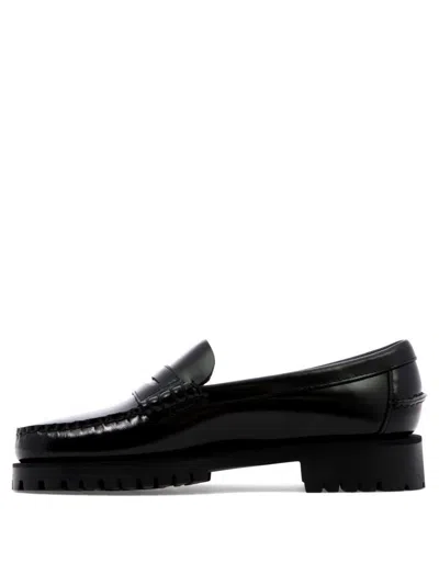 Sebago Black Leather Moccasin
