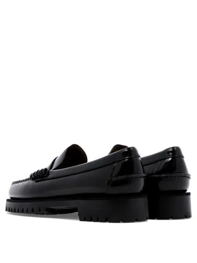 Sebago Black Leather Moccasin