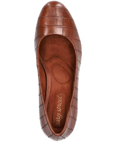 Easy Street Women's Equinox Platform Slip-on Pumps In Brown