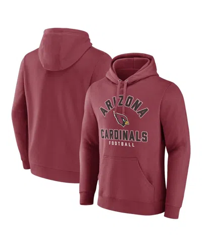 Fanatics Men's Cardinal Arizona Cardinals Between The Pylons Pullover Hoodie In Multi
