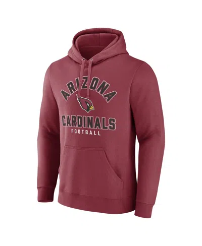 Fanatics Men's Cardinal Arizona Cardinals Between The Pylons Pullover Hoodie In Multi
