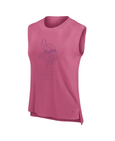 Fanatics Women's Pink Tampa Bay Buccaneers Studio Embrace Tank Top In Pink