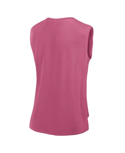 Fanatics Women's Pink Tampa Bay Buccaneers Studio Embrace Tank Top In Pink