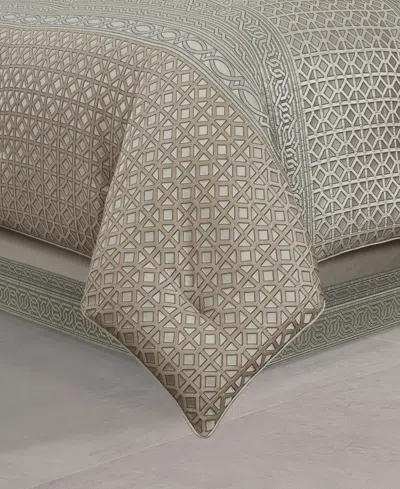 J Queen New York Alaro Embossed 4-pc. Comforter Set, King In Blue