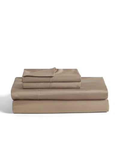 J Queen New York Premier 300-thread Count Sateen 4-pc. Sheet Set, King In Brown