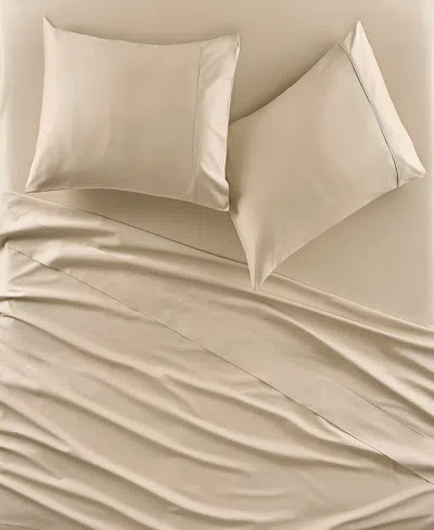 J Queen New York Premier 300-thread Count Sateen 2-pc. Pillowcase, Standard In Neutral