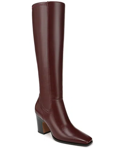 Franco Sarto L-jonie Leather Bootie In Burgundy