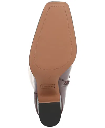 Franco Sarto L-jonie Leather Bootie In Burgundy