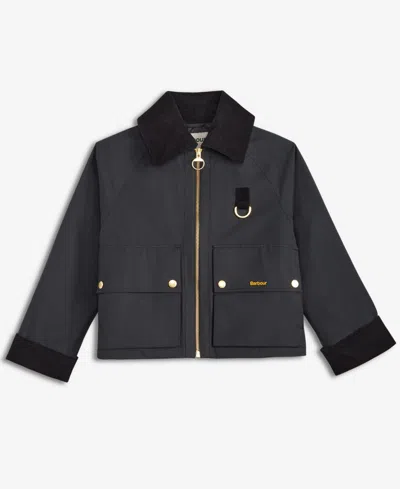 Barbour Women's Nora Oversized-collar Utility Jacket, Exclusively At Macy's In Black