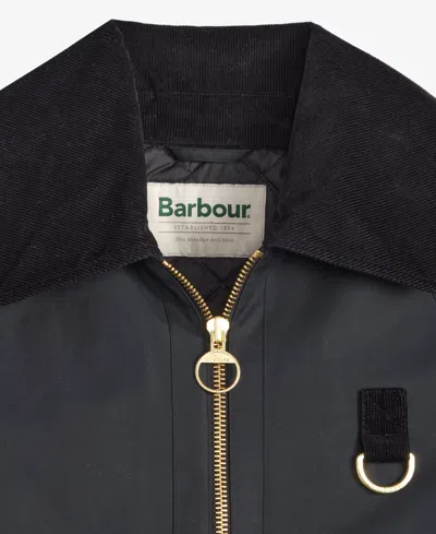 Barbour Women's Nora Oversized-collar Utility Jacket, Exclusively At Macy's In Black