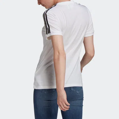 Adidas Originals Logo-embroidered T-shirt In White