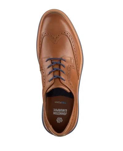 Johnston & Murphy Men's Larkin Wingtip Shoe In Brown