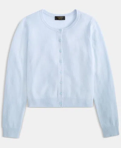 Charter Club Womens Cashmere Sleeveless Crewneck Sweater Cashmere Crewneck Cardigan Macys Exclusive In Blue