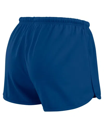 Wear By Erin Andrews Women's 2-piece Royal New York Giants Heavy Rugby Jersey Long Sleeve T-shirt And Shorts Lounge Set In Blue