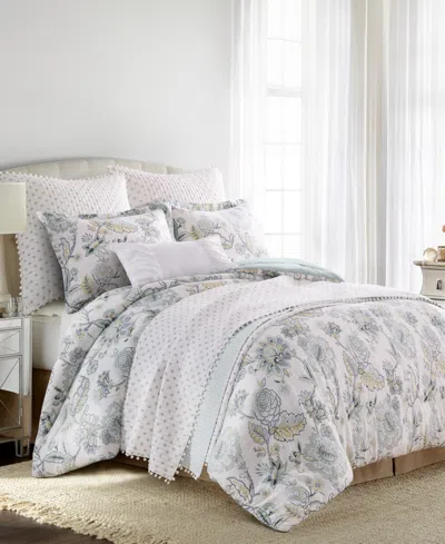 Levtex Ophelia Reversible 3-pc. Duvet Cover Set, Full/queen In White