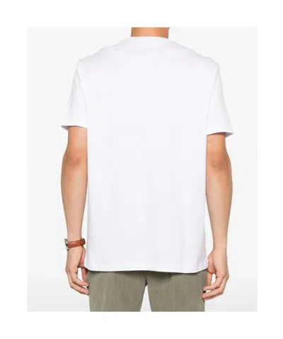 Paul & Shark Light Cotton Jersey T-shirt With Print In White