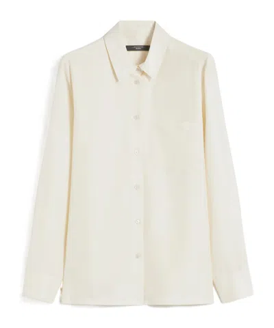 Weekend Max Mara Almina Buttoned Shirt In Neutral