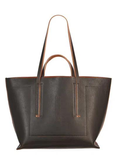 Rick Owens Rectangular Tote Bag In Black