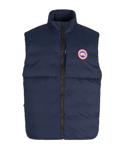 Canada Goose Mens Atlantic Navy Freestyle Sleeveless Shell-down Gilet In Blue