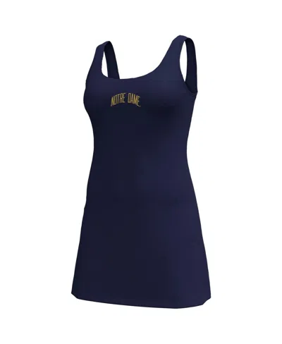 Under Armour Women's Navy Notre Dame Fighting Irish Gameday Motion Active Dress In Blue