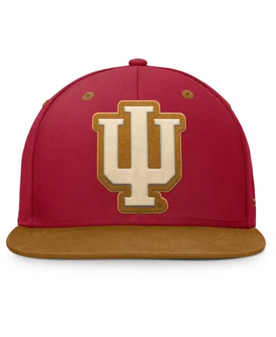 Fanatics Men's Crimson/brown Indiana Hoosiers Nobo Fitted Hat In Red