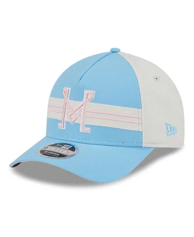 New Era Men's Light Blue/white Inter Miami Cf 2025 Jersey Hook 9forty M-crown Adjustable Hat In Blue