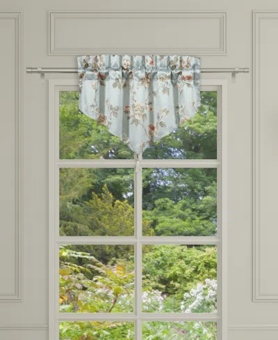 J Queen New York Prestige Window Ascot Valance, 40" X 21" In Blue