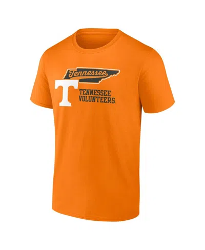 Fanatics Men's Tennessee Orange Tennessee Volunteers State Lock In T-shirt In Orange