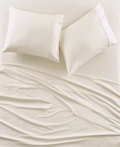 J Queen New York Premier 300-thread Count Sateen 4-pc. Sheet Set, King In White
