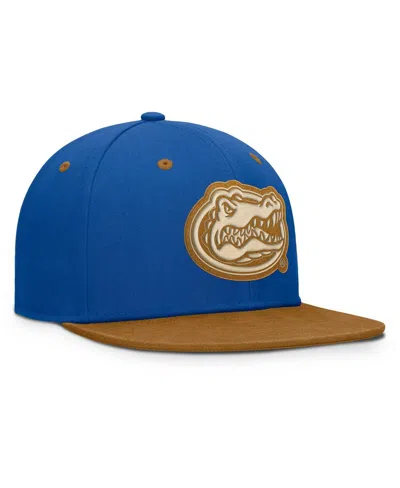 Fanatics Men's Royal/brown Florida Gators Nobo Fitted Hat In Blue
