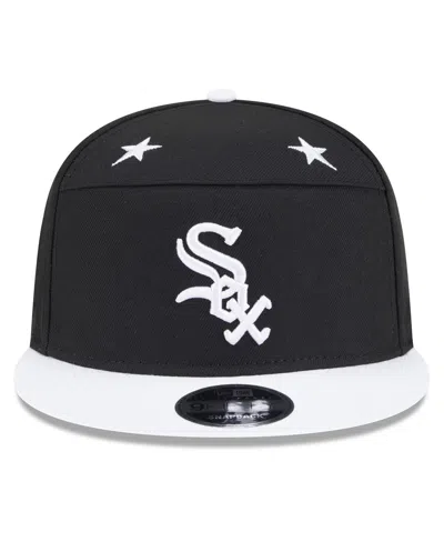 New Era Men's Black/white Chicago White Sox 2025 Mlb All-star Game Side Patch 9fifty Snapback Hat In Black