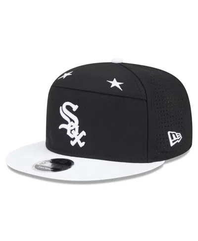 New Era Men's Black/white Chicago White Sox 2025 Mlb All-star Game Side Patch 9fifty Snapback Hat In Black