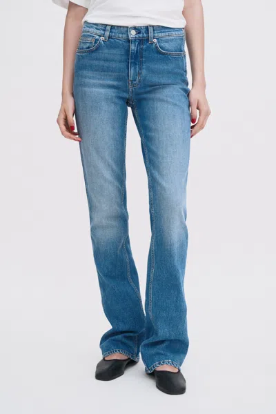 Filippa K Stacked Bootcut Jeans In Blue