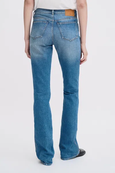 Filippa K Stacked Bootcut Jeans In Blue