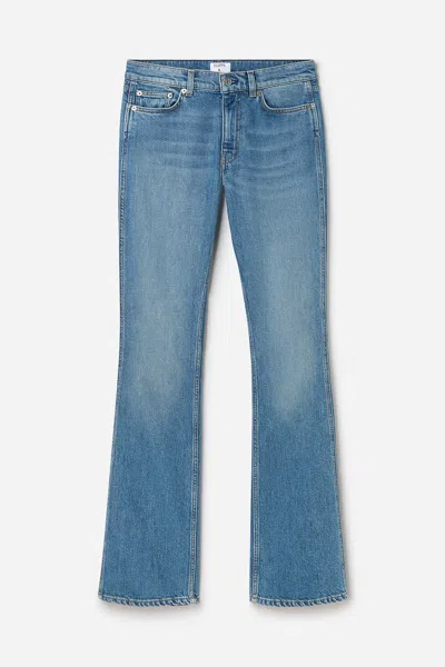 Filippa K Stacked Bootcut Jeans In Blue