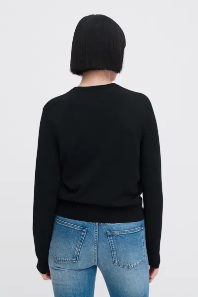 Filippa K Merino Short Cardigan In Black