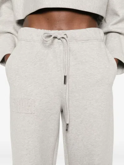 Jean Paul Gaultier Drawstring-cuffed Track Pants In Gray