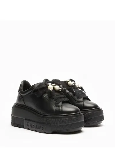 Casadei Nexus Platform Sneakers In Black