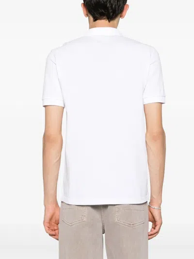 Fred Perry Laurel Wreath-embroidered Polo Shirt In White