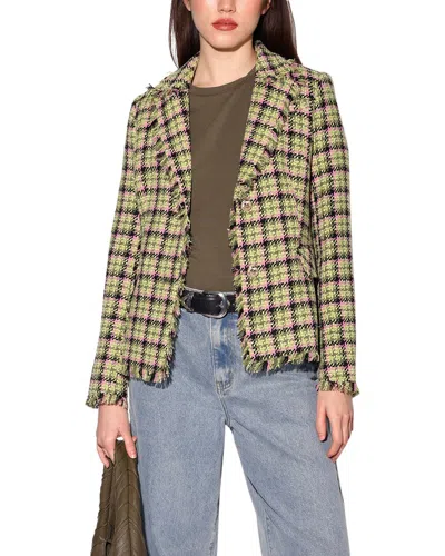 Walter Baker Damon Wool-blend Blazer In Brown