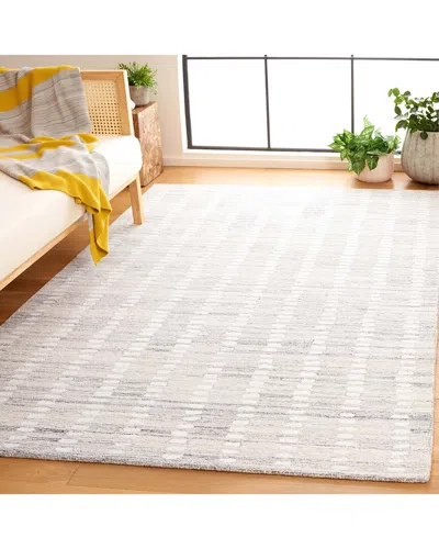 Safavieh Abstract Fintar Hand-tufted Wool-blend Rug In Gray