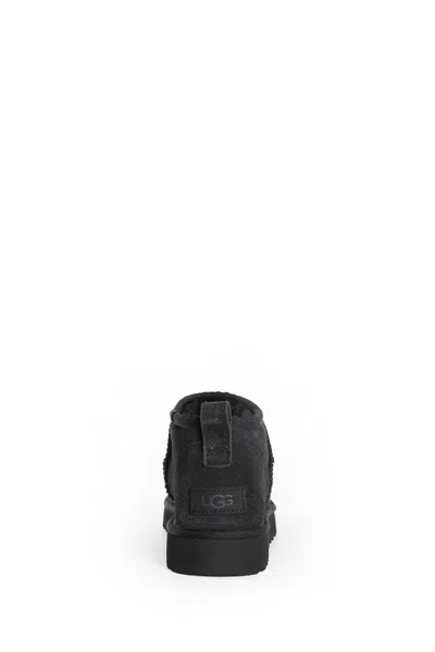 Ugg Classic Ultra Mini Suede Boots For Woman In Black