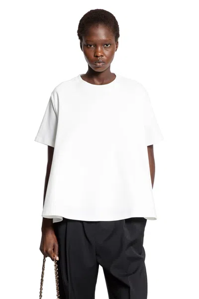 Loewe Anagram-embroidered Trapeze T-shirt In Yellow