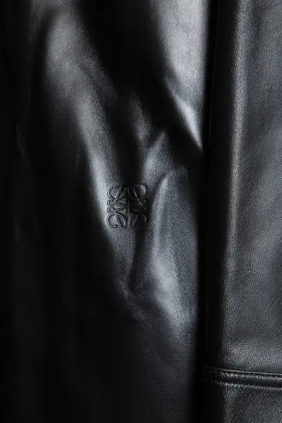 Loewe Lambskin Shirt In Black