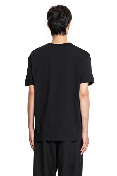 Valentino Cotton T-shirt With Vg Patch In Black