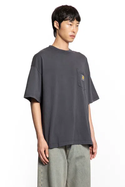 Carhartt S/s Hudson Pocket T-shirt In Black
