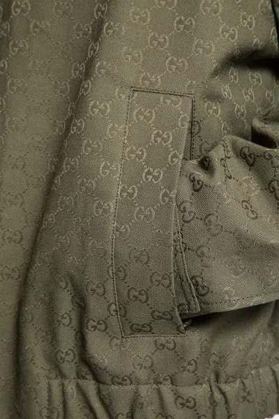 Gucci Gg Supreme Jacket In Green